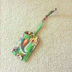 Vera Bradley Tutti Frutti Green Luggage Tag
